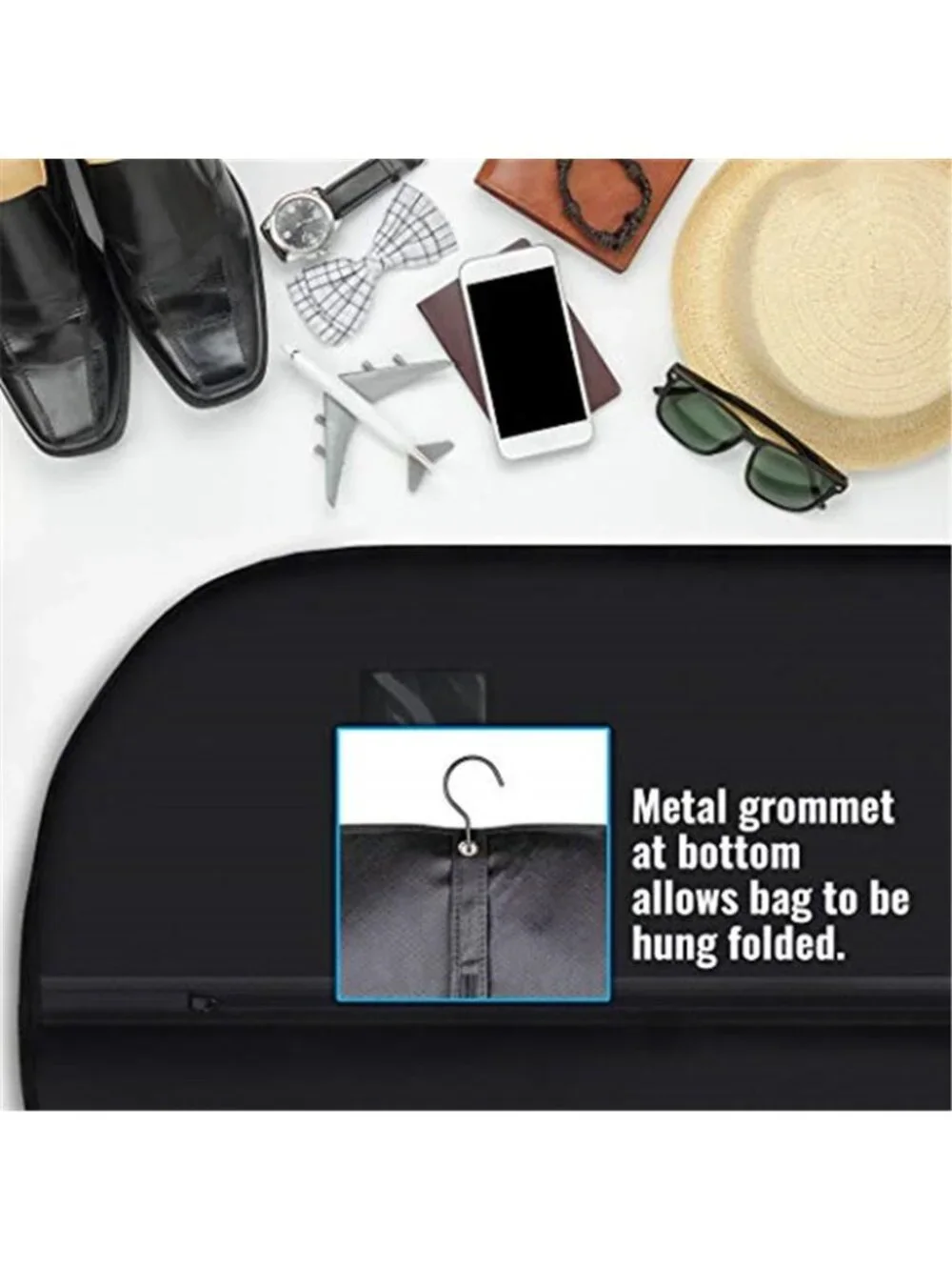 Garment Bags Hanging Clothes Storage Travel Suit Dress Cover Breathable